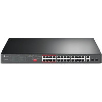 Tp-Link Switch|TP-LINK|TL-SL1226P|Desktop/pedestal|24x10Base-T / 100Base-TX|2x10Base-T / 100Base-TX / 1000Base-T|PoE+ ports 24|TL-SL1226P