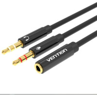 Vention CABLE AUDIO 2X3.5MM TO 3.5MM/0.3M BBTBY VENTION