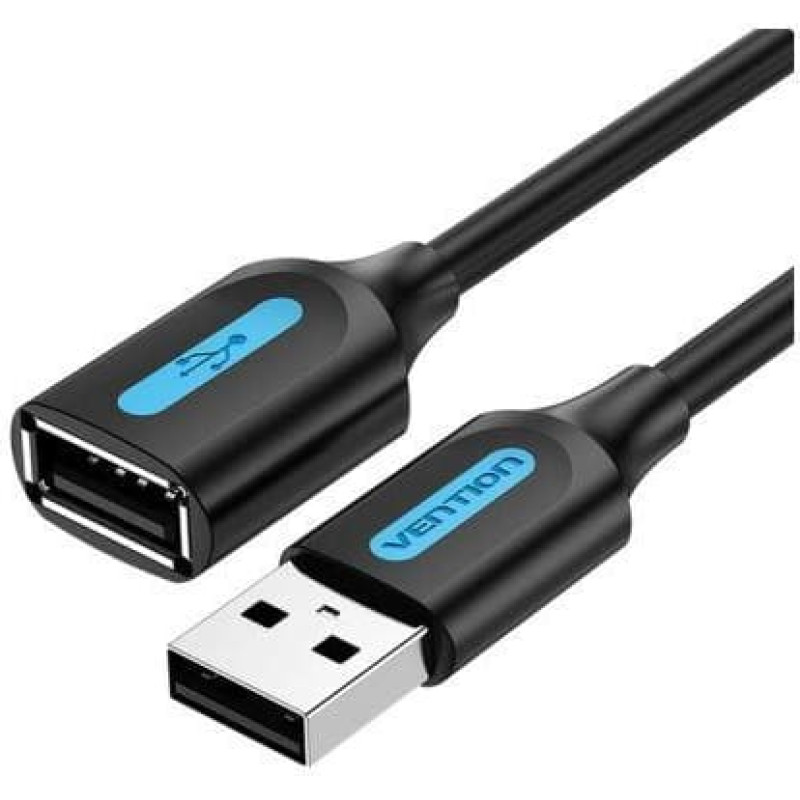 Vention CABLE USB2.0 MALE TO FEMALE/5M BLACK CBIBJ VENTION