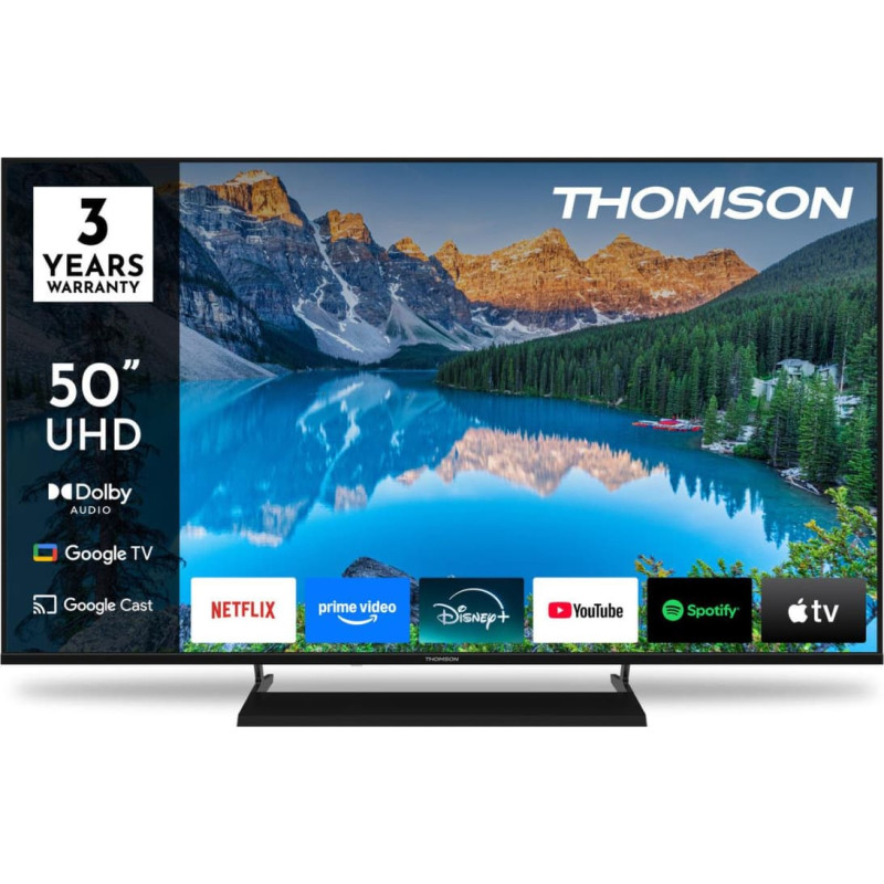 Thomson TV Set|THOMSON|55 "|4K Ultra HD|3840 x 2160 pixels|Flat|16:9|LED|55UG5X15