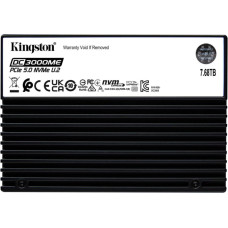 Kingston SSD|KINGSTON|SSD series DC3000ME|7.68TB|NVMe|NAND flash technology 3D TLC|Write speed 10000 MBytes/sec|Read speed 14000 MBytes/sec|Form Factor U.2|TBW 14.016 TB|MTBF 2000000 hours|SEDC3000ME/7T6