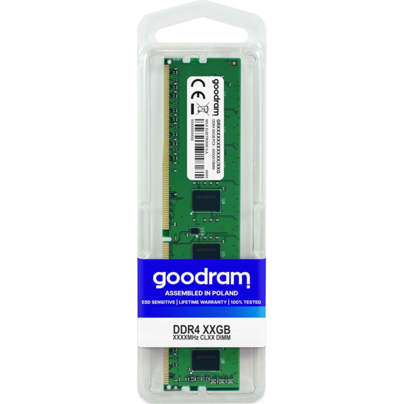Goodram MEMORY DIMM 16GB PC25600 DDR4/GR3200D464L22/16G GOODRAM