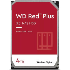 Western Digital HDD|WESTERN DIGITAL|Red Plus|4TB|SATA 3.0|128 MB|5400 rpm|3,5"|WD40EFZX