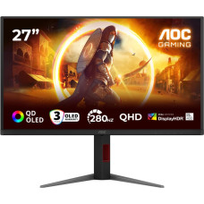 AOC LCD Monitor|AOC|27 "|2560 x 1440 pixels|Quad HD|Native aspect ratio 16:9|QD-OLED|Flat|Q27G4ZD