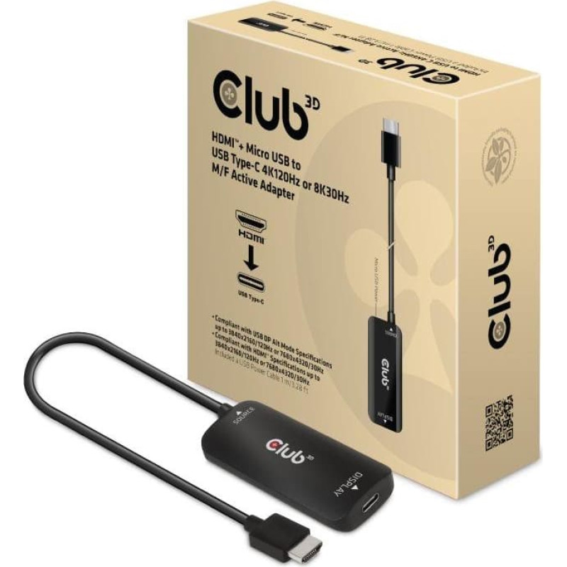 Club3D I/O ADAPTER USB-C TO USB/HDMI/M/F CAC-1336 CLUB3D