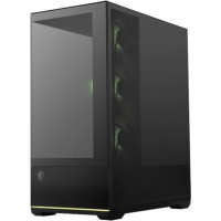 MSI Case|MSI|MAG PANO 110R PZ|MidiTower|Case product features Transparent panel|Not included|Colour Black|MAGPANO110RPZ