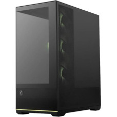 MSI Case|MSI|MAG PANO 110R PZ|MidiTower|Case product features Transparent panel|Not included|Colour Black|MAGPANO110RPZ