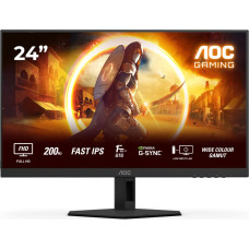 AOC LCD Monitor|AOC|23.8 "|1920 x 1080 pixels|Full HD|Native aspect ratio 16:9|LED|Flat|24G4HRE