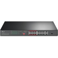 Tp-Link Switch|TP-LINK|Desktop/pedestal|16x10Base-T / 100Base-TX|PoE+ ports 16|TL-SL1218P