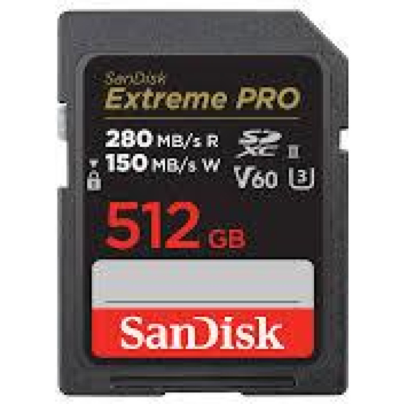 Sandisk MEMORY SDXC 512GB UHS-II/SDSDXEP-512G-GN4IN SANDISK
