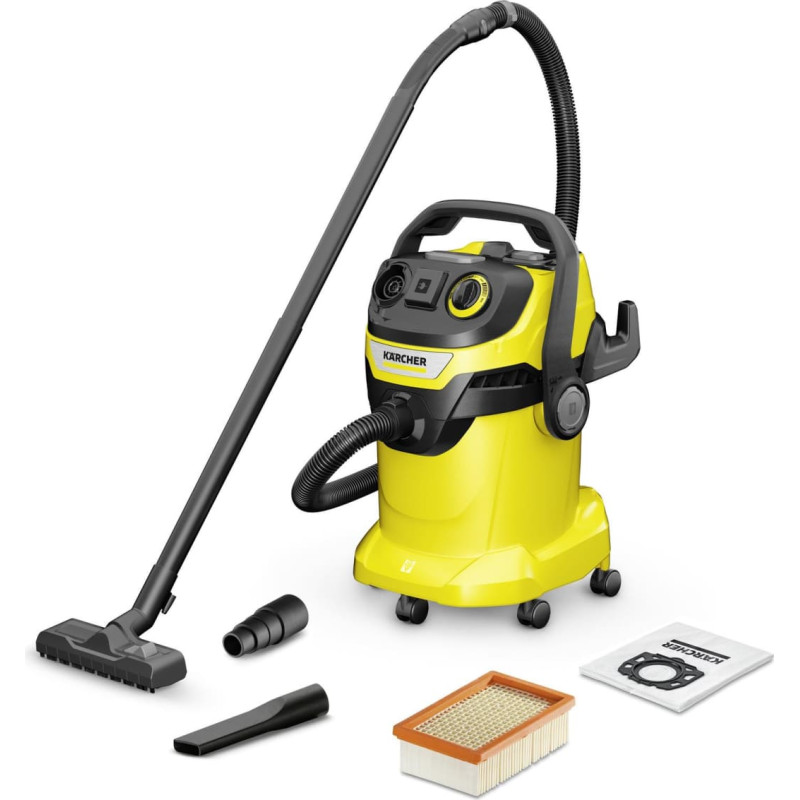 Karcher Vacuum Cleaner|KARCHER|Wet and dry vacuum cleaner WD 5 P V-25/8/35|1100 Watts|Suction power 280W|Capacity 25 l|Noise 73 dB|Yellow|Weight 8.8 kg|1.628-372.0
