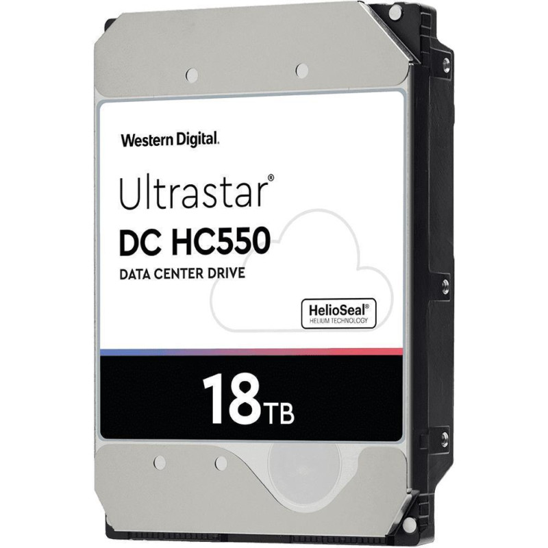 Western Digital Ultrastar HDD|WESTERN DIGITAL ULTRASTAR|Ultrastar DC HC550|WUH721818ALE6L4|18TB|SATA 3.0|512 MB|7200 rpm|3,5"|0F38459