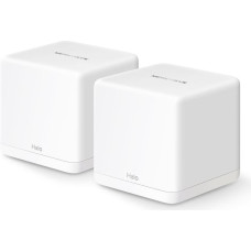 Mercusys Wireless Router|MERCUSYS|Wireless Access Point / Router|2-pack|1500 Mbps|Mesh|IEEE 802.3ac|IEEE 802.11a|IEEE 802.11b|IEEE 802.11g|IEEE 802.11n|IEEE 802.11ax|2x10/100/1000M|LAN \ WAN ports 3|HALOH60X(2-PACK)