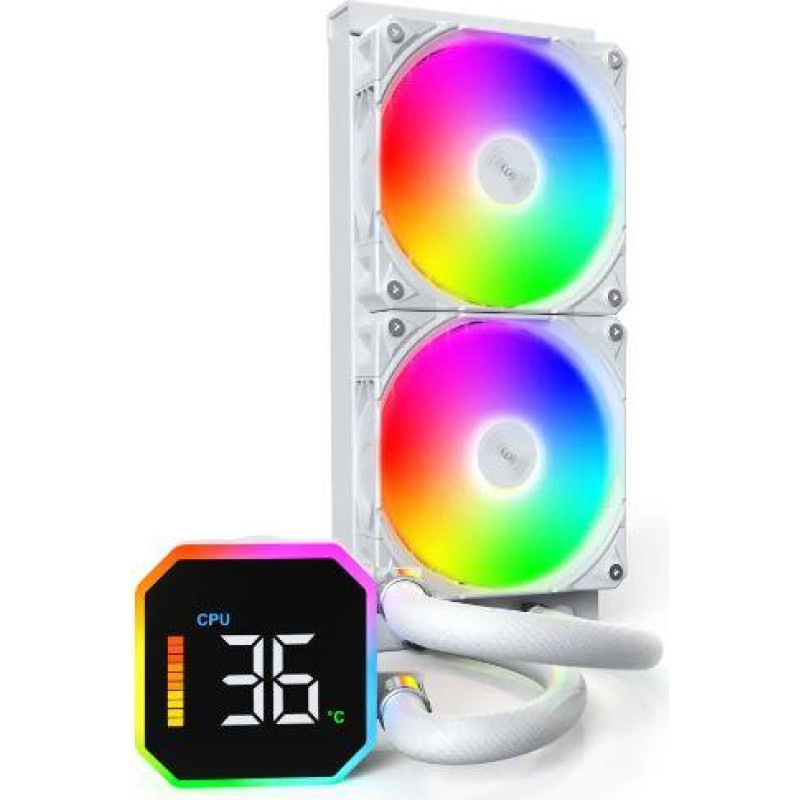 Montech CPU COOLER MULTI SOCKET WHITE/HYPERFLOW DIGITAL 240 MONTECH