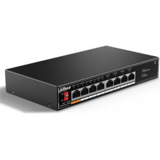 Dahua Switch|DAHUA|Desktop/pedestal|8x10Base-T / 100Base-TX|PoE ports 4|60 Watts|SF1008LP