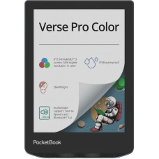 Pocketbook E-Reader|POCKETBOOK|Verse Pro Color|6"|1072x1448|1xUSB-C|Wireless LAN|Bluetooth|Dark Blue|PB634K3-1-WW