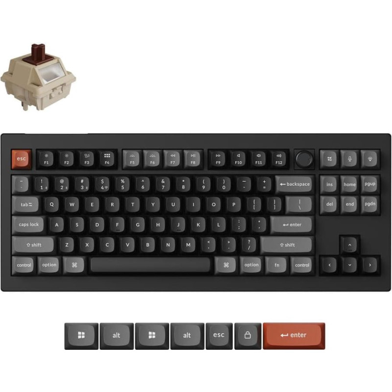 Keychron KEYBOARD WRL V3 ULTRA/BLACK V3U-D3 KEYCHRON