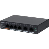 Dahua Switch|DAHUA|CS4006-4GT-60|Type L2|Desktop/pedestal|PoE ports 4|60 Watts|DH-CS4006-4GT-60