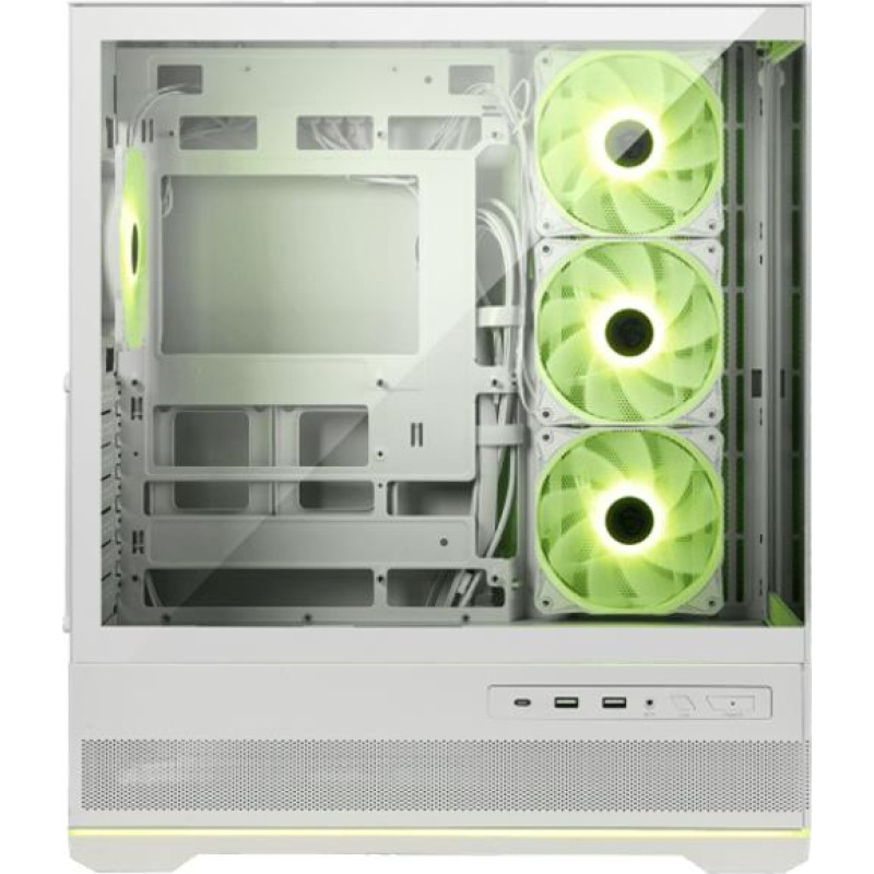 MSI Case|MSI|MAG PANO 110R PZ / WHITE|MidiTower|Case product features Transparent panel|Not included|Colour Black|MAGPANO110RPZWHITE