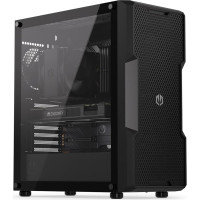 Endorfy Case|ENDORFY|Regnum 400 Air|MidiTower|Case product features Transparent panel|Not included|ATX|MicroATX|MiniITX|Colour Black|EY2A008