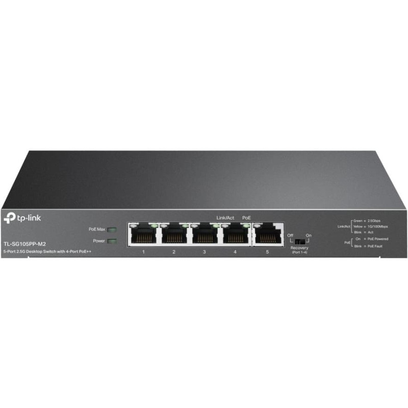 Tp-Link Switch|TP-LINK|TL-SG105PP-M2|Desktop/pedestal|5x2.5GbE|TL-SG105PP-M2