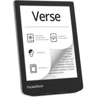 Pocketbook E-Reader|POCKETBOOK|Verse|6"|1024x758|1xUSB-C|Micro SD|Wireless LAN|Blue|PB629-2-WW