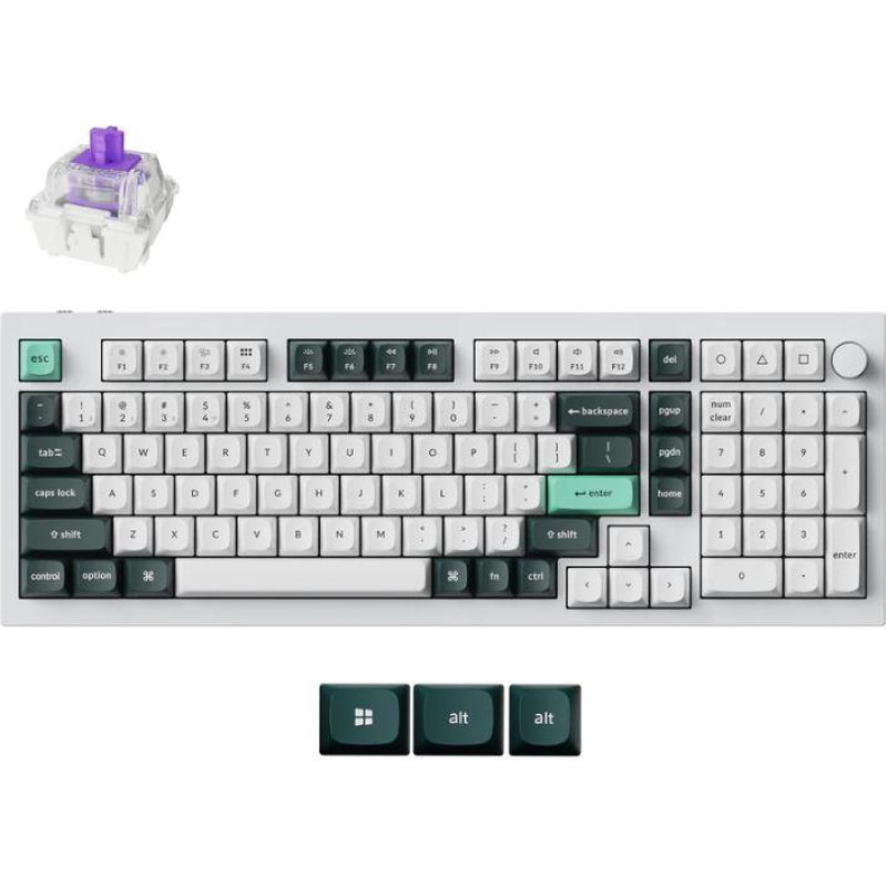 Keychron KEYBOARD WRL Q5 HE RGB/SHELL WHITE Q5H-P1 KEYCHRON