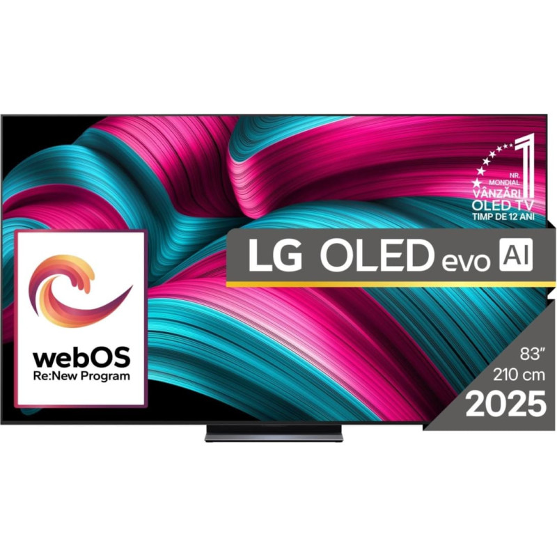 LG TV Set|LG|83"|OLED/4K/Smart|3840x2160|Wireless LAN|Bluetooth|webOS|OLED83C51LA