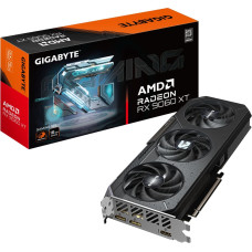 Gigabyte Graphics Card|GIGABYTE|AMD|Radeon RX 9060 XT|16 GB|GDDR6|128 bit|PCI Express x16 5.0|Active|GV-R9060XTGAMING-16GD1.0