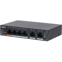 Dahua Switch|DAHUA|DH-SG4006P|Type L2|PoE ports 4|60 Watts|SG4006P