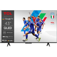 TCL TV Set|TCL|43 "|4K Ultra HD|3840 x 2160 pixels|Flat|16:9|QLED|43T69C