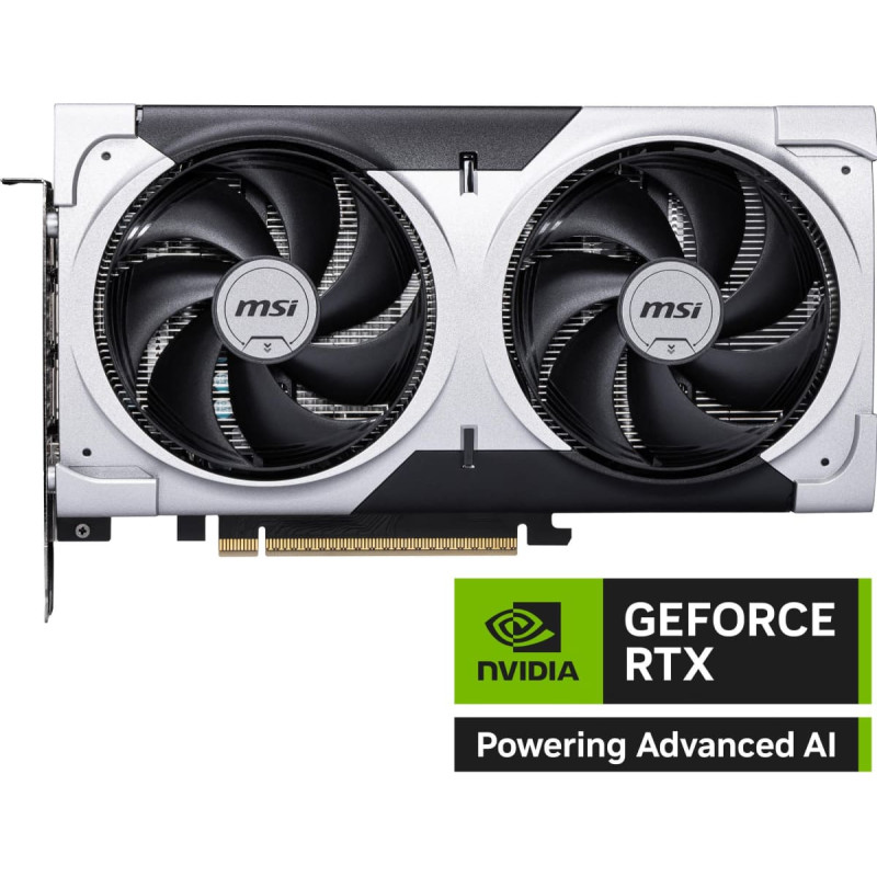 MSI Graphics Card|MSI|NVIDIA GeForce RTX 5060 Ti|8 GB|GDDR7|128 bit|PCIE 5.0 16x|Dual Slot Fansink|1xHDMI|3xDisplayPort|5060TI8GVENTUS2XOCPL
