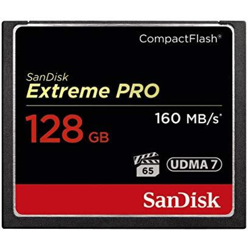 Sandisk MEMORY COMPACT FLASH 128GB/SDCFXPS-128G-X46 SANDISK
