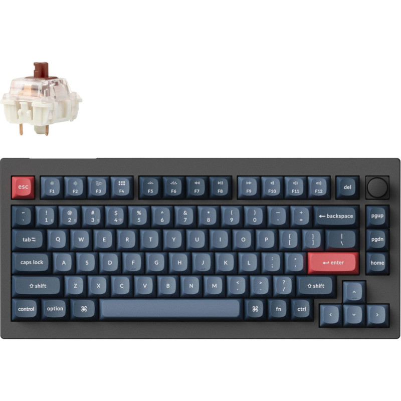 Keychron KEYBOARD WRL V1 MAX RGB/CARBON BLACK V1M-D3 KEYCHRON