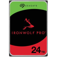 Seagate HDD|SEAGATE|IronWolf Pro|24TB|SATA|512 MB|7200 rpm|Discs/Heads 10/20|3,5"|ST24000NT002