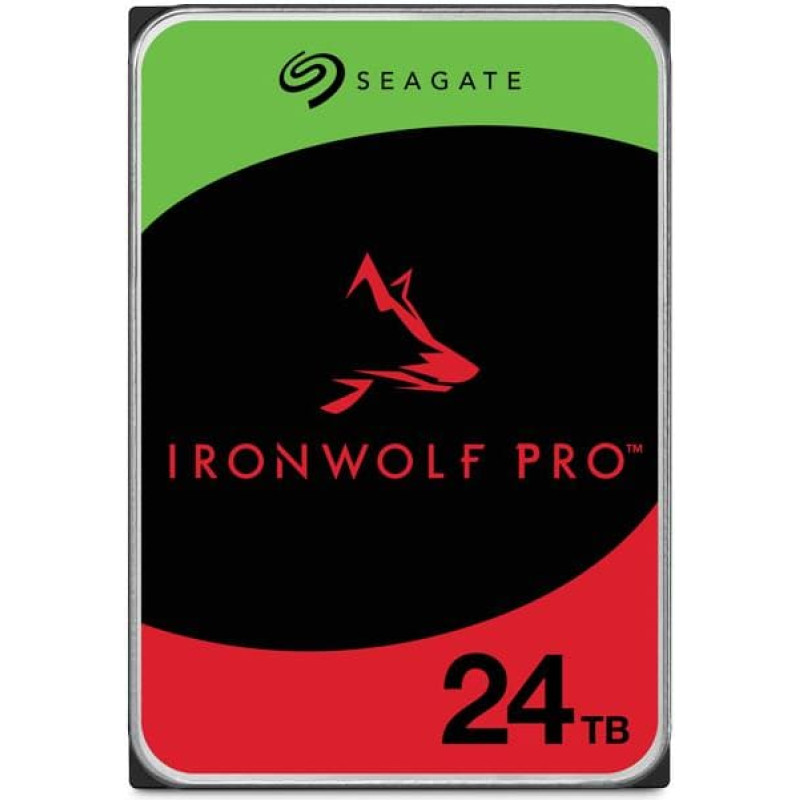 Seagate HDD|SEAGATE|IronWolf Pro|24TB|SATA|512 MB|7200 rpm|Discs/Heads 10/20|3,5"|ST24000NT002