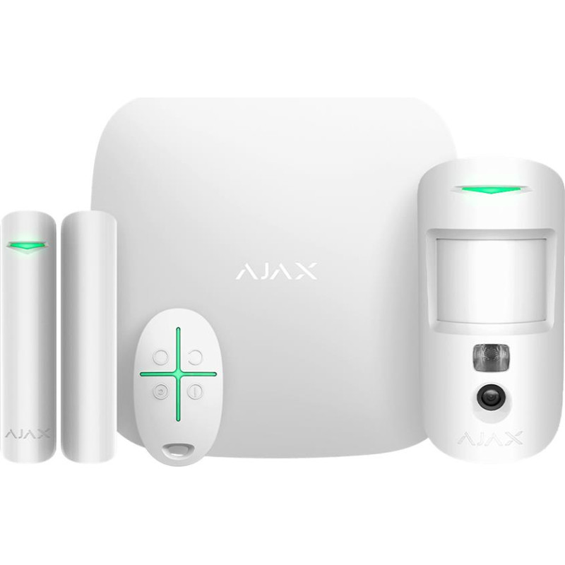 Ajax ALARM SECURITY STARTERKIT CAM/HDR WHITE 156253 AJAX
