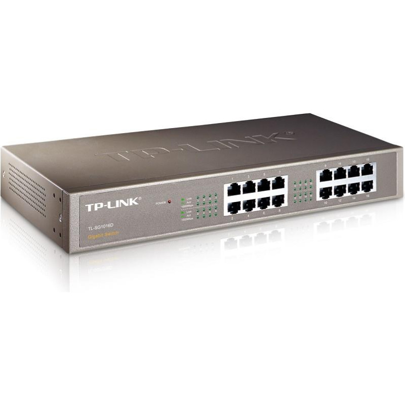 Tp-Link Switch|TP-LINK|16x10Base-T / 100Base-TX / 1000Base-T|TL-SG1016D