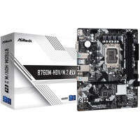 Asrock Mainboard|ASROCK|Intel B760 Express|LGA1700|Micro-ATX|Memory DDR4|Memory slots 2|2xPCI-Express 3.0 1x|1xPCI-Express 4.0 16x|2xM.2|1x15pin D-sub|1xHDMI|1xDisplayPort|2xUSB 2.0|3xUSB 3.2|1xUSB-C|1xPS/2|1xRJ45|3xAudio port|B760M-HDV/M.2D4