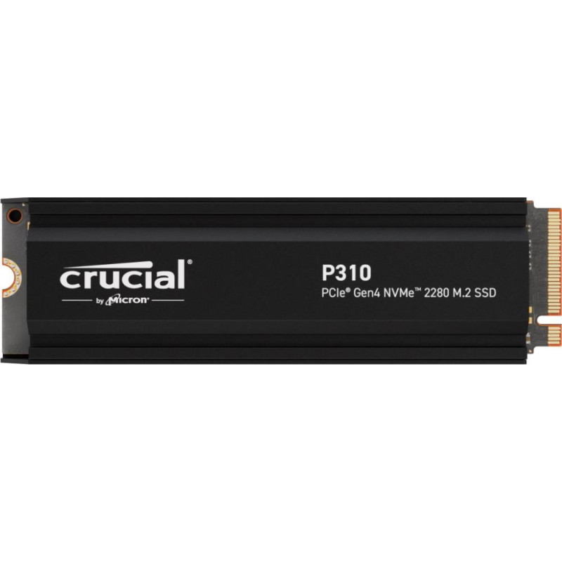 Crucial SSD|CRUCIAL|P310|2TB|M.2|PCIe Gen4|NVMe|3D NAND|Write speed 6000 MBytes/sec|Read speed 7100 MBytes/sec|TBW 440 TB|CT2000P310SSD5