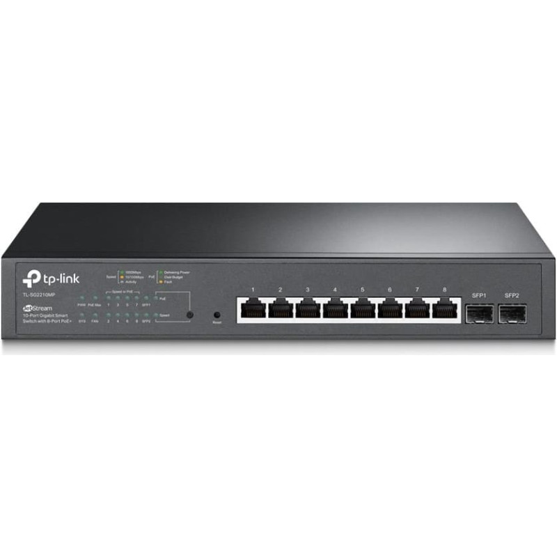 Tp-Link Switch|TP-LINK|Omada|TL-SG2210MP|PoE+ ports 8|150 Watts|TL-SG2210MP
