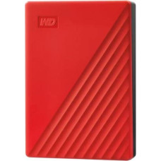 Western Digital External HDD|WESTERN DIGITAL|My Passport|6TB|USB 2.0|USB 3.2|Colour Red|WDBR9S0060BRD-WESN