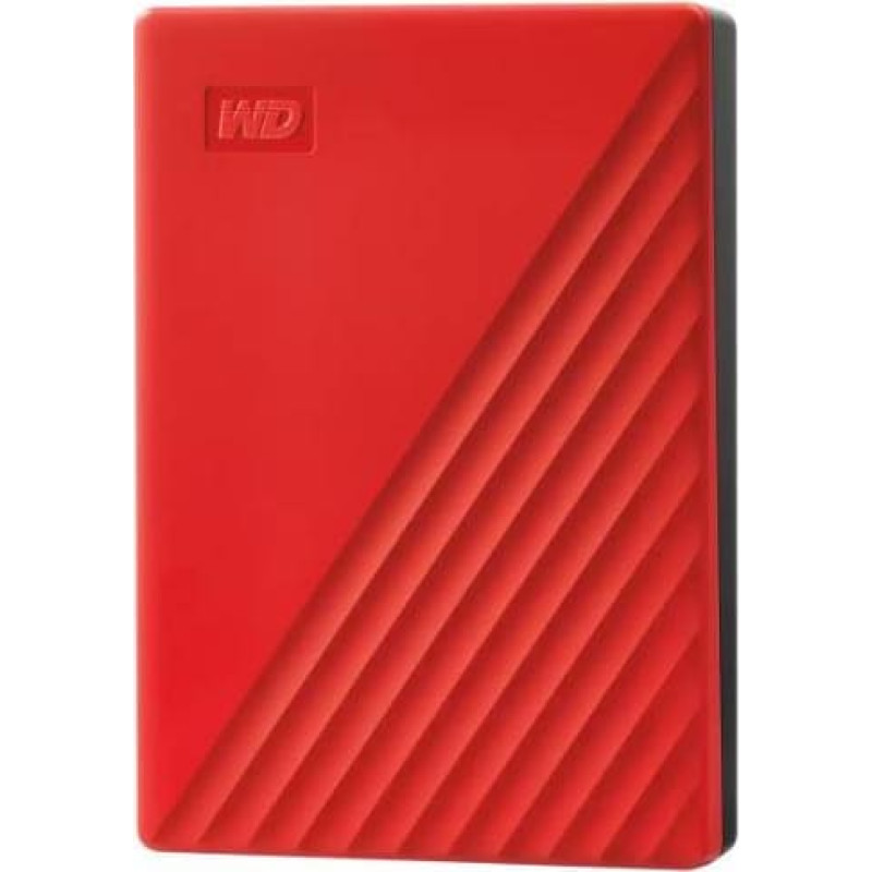 Western Digital External HDD|WESTERN DIGITAL|My Passport|6TB|USB 2.0|USB 3.2|Colour Red|WDBR9S0060BRD-WESN