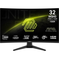 MSI LCD Monitor|MSI|MAG 321CQF E18|31.5"|Gaming/Curved|Panel VA|2560x1440|16:9|180 Hz|0.5 ms|MAG321CQFE18
