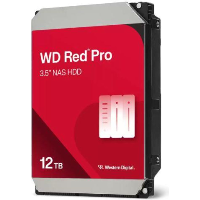 Western Digital HDD|WESTERN DIGITAL|Red Pro|12TB|SATA|512 MB|7200 rpm|3,5"|WD122KFBX