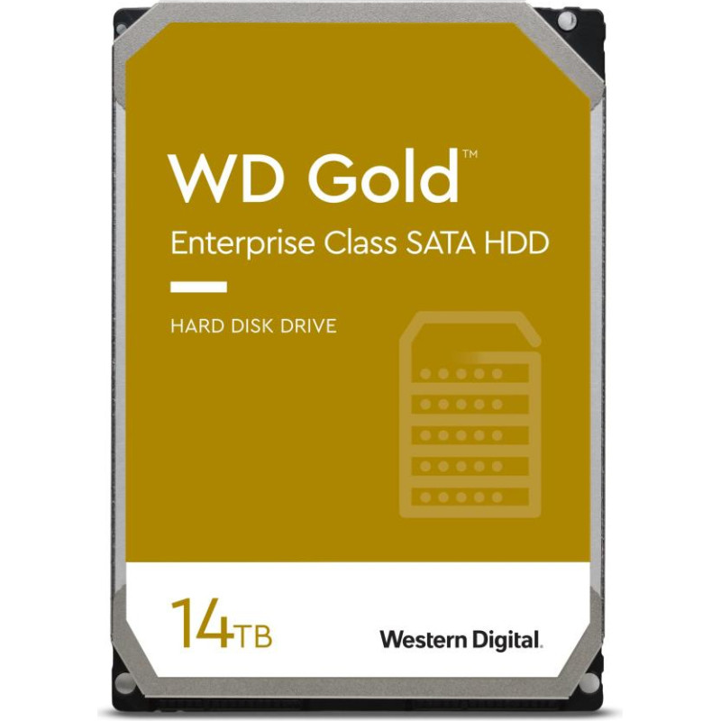 Western Digital HDD|WESTERN DIGITAL|Gold|14TB|SATA 3.0|512 MB|7200 rpm|3,5"|WD142KRYZ