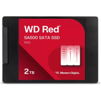 Western Digital SSD|WESTERN DIGITAL|Red SA500|2TB|SATA 3.0|Write speed 520 MBytes/sec|Read speed 560 MBytes/sec|2,5"|TBW 500 TB|MTBF 1750000 hours|WDS200T2R0A