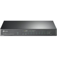 Tp-Link Switch|TP-LINK|Desktop/pedestal|9x10Base-T / 100Base-TX / 1000Base-T|1x10/100/1000BASE-T/SFP combo|PoE+ ports 8|123 Watts|TL-SG1210MPE