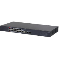 Dahua Switch|DAHUA|Desktop/pedestal|Rack|16x10Base-T / 100Base-TX / 1000Base-T|2xSFP|PoE ports 16|CS4220-16GT-240