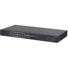 Dahua Switch|DAHUA|Desktop/pedestal|Rack|16x10Base-T / 100Base-TX / 1000Base-T|2xSFP|PoE ports 16|CS4220-16GT-240